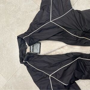 Black Jacket with White Trim